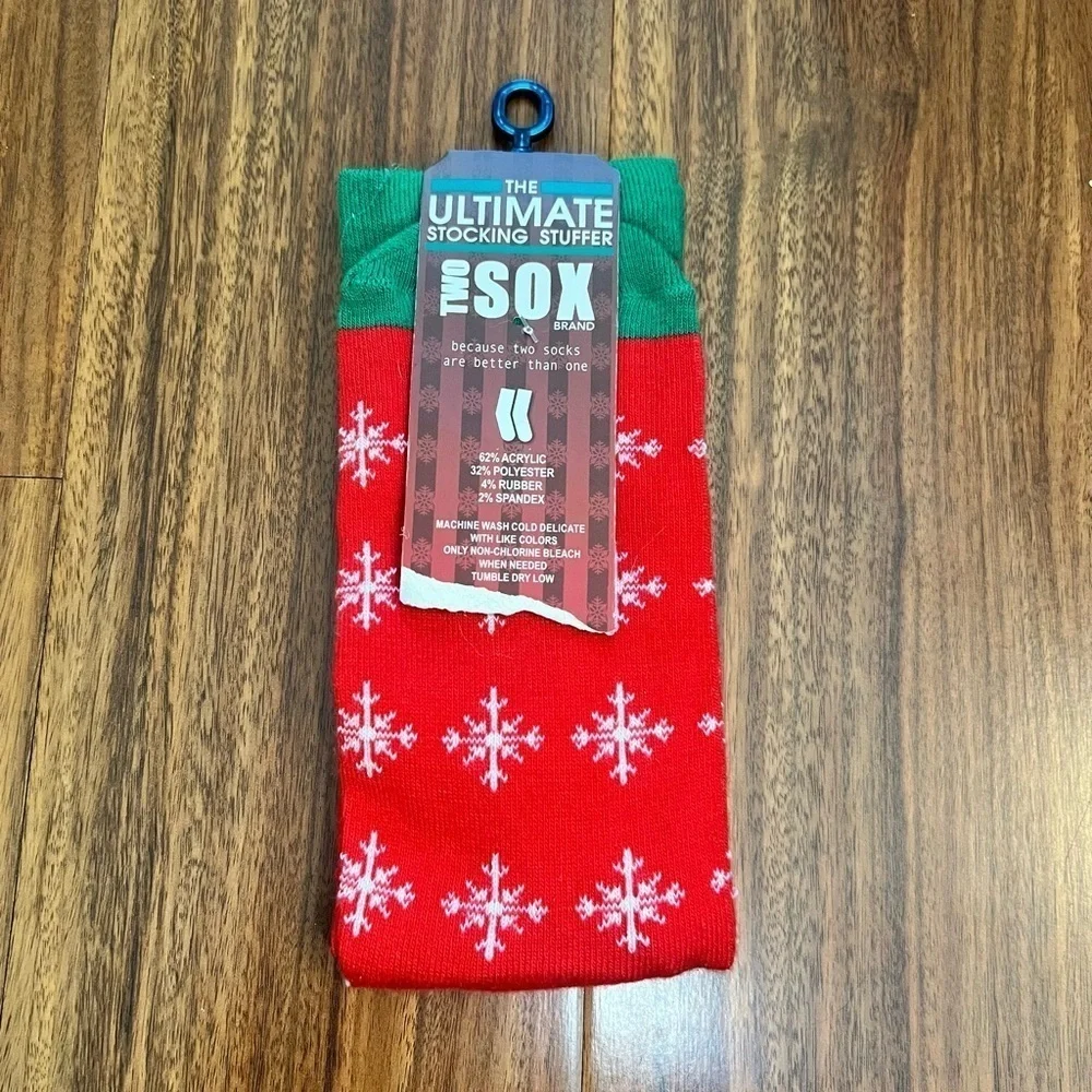 Two Sox “Up To Snow Good” Christmas Crew Socks